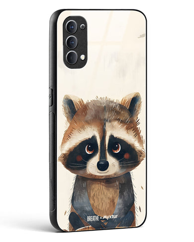 Blushing Raccoon [BREATHE] Glass Case Phone Cover (Oppo)