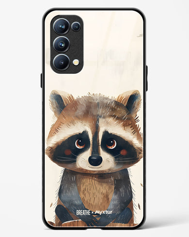 Blushing Raccoon [BREATHE] Glass Case Phone Cover (Oppo)