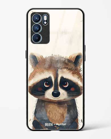 Blushing Raccoon [BREATHE] Glass Case Phone Cover (Oppo)