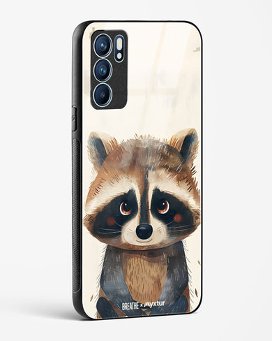 Blushing Raccoon [BREATHE] Glass Case Phone Cover (Oppo)