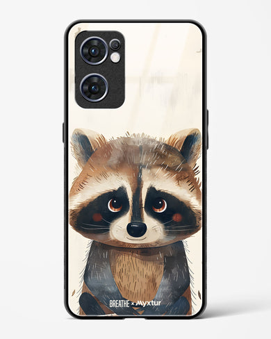 Blushing Raccoon [BREATHE] Glass Case Phone Cover (Oppo)