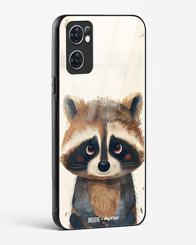 Blushing Raccoon [BREATHE] Glass Case Phone Cover (Oppo)