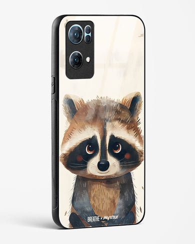 Blushing Raccoon [BREATHE] Glass Case Phone Cover (Oppo)