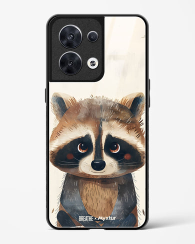 Blushing Raccoon [BREATHE] Glass Case Phone Cover (Oppo)