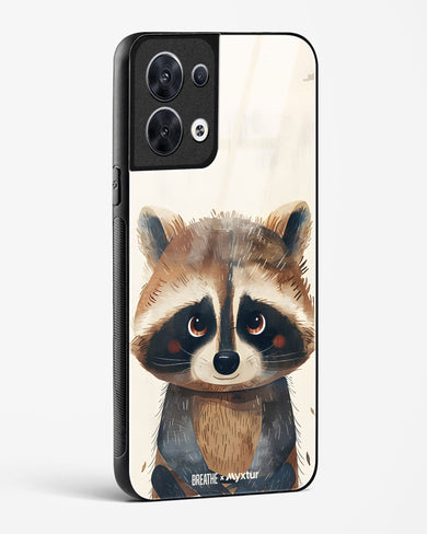 Blushing Raccoon [BREATHE] Glass Case Phone Cover (Oppo)