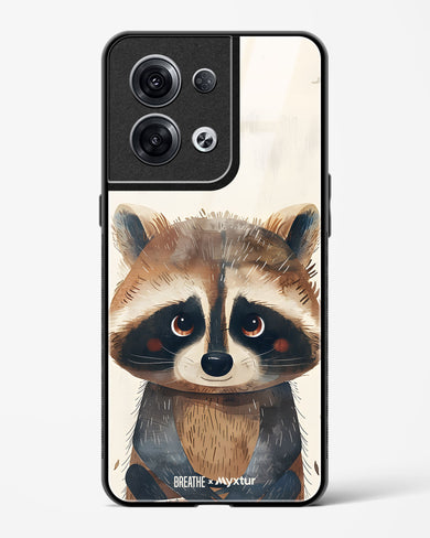 Blushing Raccoon [BREATHE] Glass Case Phone Cover (Oppo)