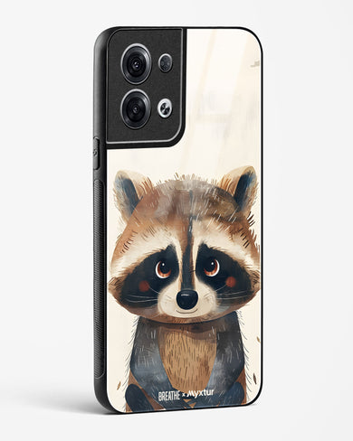 Blushing Raccoon [BREATHE] Glass Case Phone Cover (Oppo)