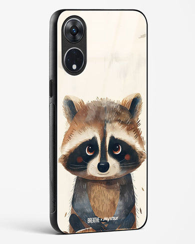 Blushing Raccoon [BREATHE] Glass Case Phone Cover (Oppo)