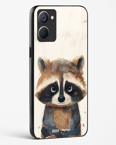 Blushing Raccoon [BREATHE] Glass Case Phone Cover (Realme)