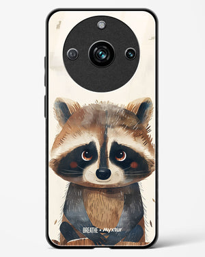 Blushing Raccoon [BREATHE] Glass Case Phone Cover (Realme)