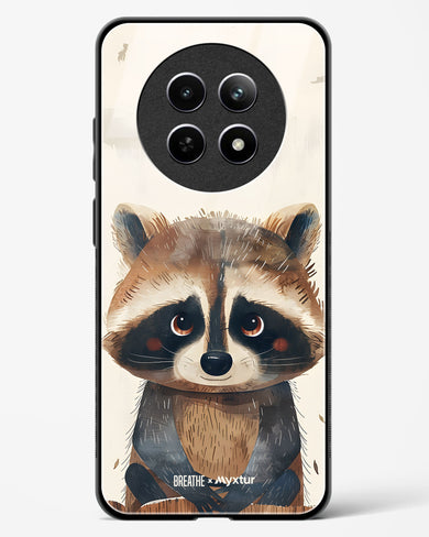 Blushing Raccoon [BREATHE] Glass Case Phone Cover (Realme)
