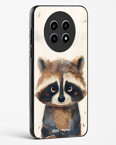 Blushing Raccoon [BREATHE] Glass Case Phone Cover (Realme)