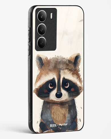 Blushing Raccoon [BREATHE] Glass Case Phone Cover (Realme)
