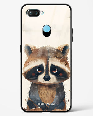 Blushing Raccoon [BREATHE] Glass Case Phone Cover (Realme)