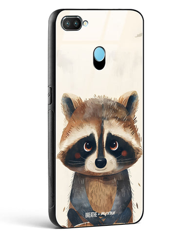 Blushing Raccoon [BREATHE] Glass Case Phone Cover (Realme)