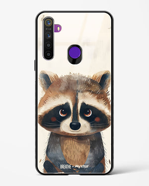 Blushing Raccoon [BREATHE] Glass Case Phone Cover (Realme)