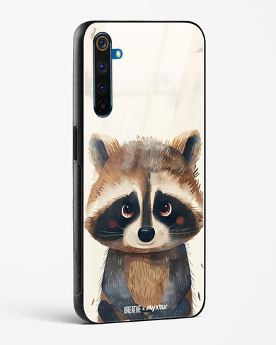 Blushing Raccoon [BREATHE] Glass Case Phone Cover (Realme)
