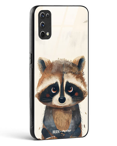 Blushing Raccoon [BREATHE] Glass Case Phone Cover (Realme)