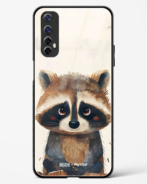Blushing Raccoon [BREATHE] Glass Case Phone Cover (Realme)