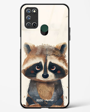 Blushing Raccoon [BREATHE] Glass Case Phone Cover (Realme)