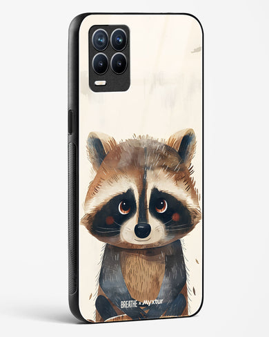 Blushing Raccoon [BREATHE] Glass Case Phone Cover (Realme)