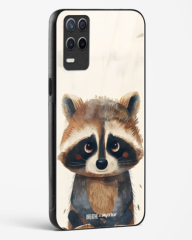 Blushing Raccoon [BREATHE] Glass Case Phone Cover (Realme)