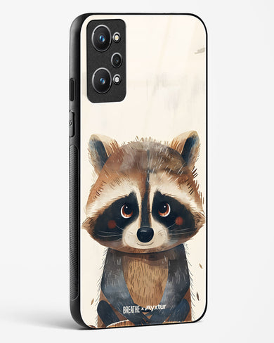 Blushing Raccoon [BREATHE] Glass Case Phone Cover (Realme)