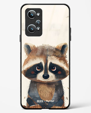 Blushing Raccoon [BREATHE] Glass Case Phone Cover (Realme)