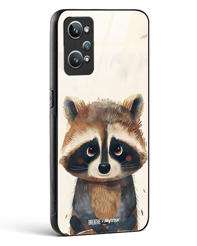 Blushing Raccoon [BREATHE] Glass Case Phone Cover (Realme)