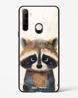 Blushing Raccoon [BREATHE] Glass Case Phone Cover (Realme)