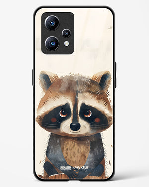 Blushing Raccoon [BREATHE] Glass Case Phone Cover (Realme)