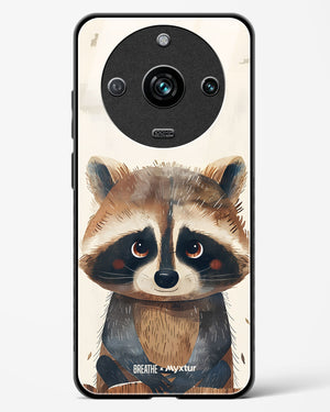 Blushing Raccoon [BREATHE] Glass Case Phone Cover (Realme)