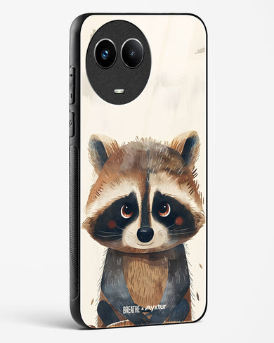 Blushing Raccoon [BREATHE] Glass Case Phone Cover (Realme)