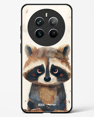 Blushing Raccoon [BREATHE] Glass Case Phone Cover (Realme)