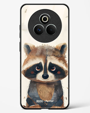 Blushing Raccoon [BREATHE] Glass Case Phone Cover (Realme)
