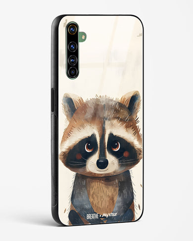 Blushing Raccoon [BREATHE] Glass Case Phone Cover (Realme)