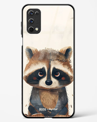 Blushing Raccoon [BREATHE] Glass Case Phone Cover (Realme)