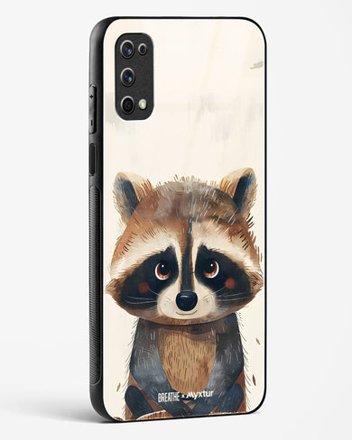 Blushing Raccoon [BREATHE] Glass Case Phone Cover (Realme)