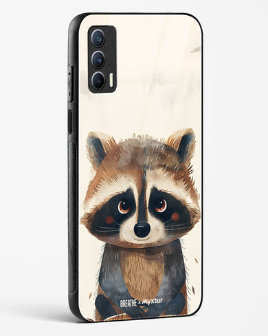 Blushing Raccoon [BREATHE] Glass Case Phone Cover (Realme)