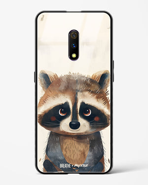 Blushing Raccoon [BREATHE] Glass Case Phone Cover (Realme)