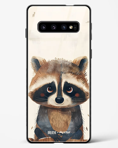 Blushing Raccoon [BREATHE] Glass Case Phone Cover (Samsung)