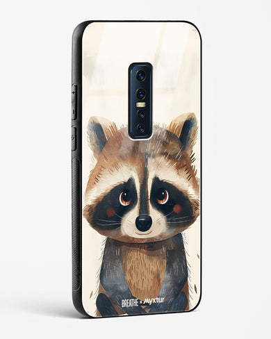 Blushing Raccoon [BREATHE] Glass Case Phone Cover (Vivo)