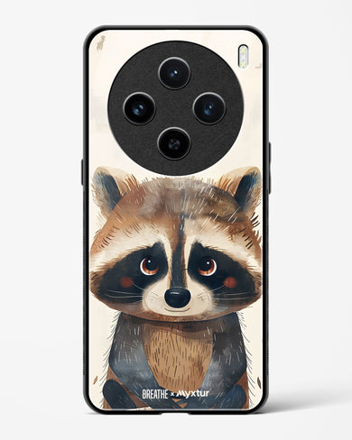Blushing Raccoon [BREATHE] Glass Case Phone Cover (Vivo)