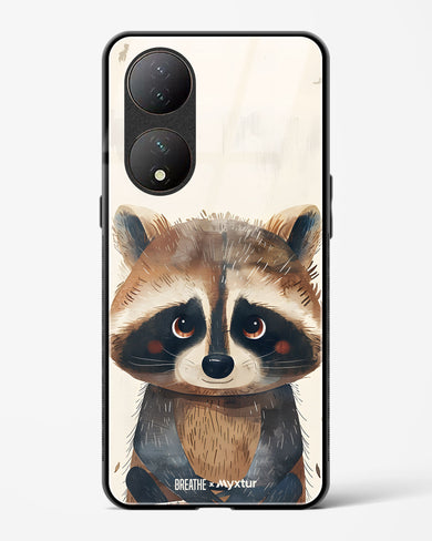 Blushing Raccoon [BREATHE] Glass Case Phone Cover (Vivo)