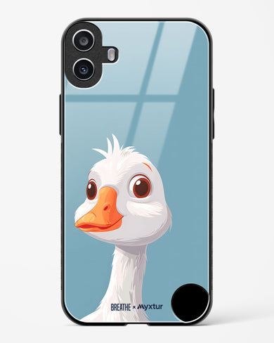 Duck Duck Go [BREATHE] Glass Case Phone Cover (Nothing)