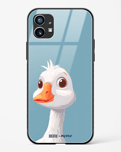 Duck Duck Go [BREATHE] Glass Case Phone Cover (Nothing)