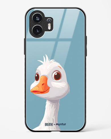 Duck Duck Go [BREATHE] Glass Case Phone Cover (Nothing)