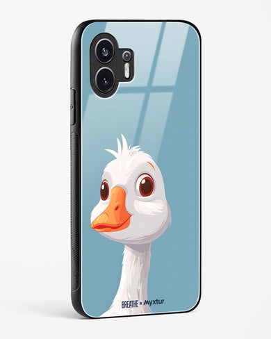 Duck Duck Go [BREATHE] Glass Case Phone Cover (Nothing)