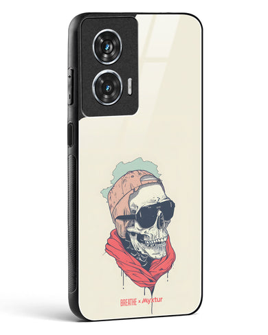 Fashionably Dead [BREATHE] Glass Case Phone Cover (Motorola)