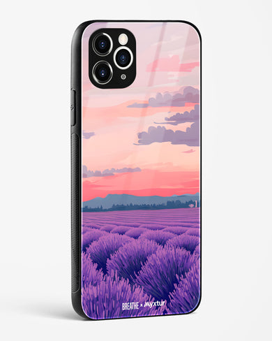 Lavender Fields Forever [BREATHE] Glass Case Phone Cover (Apple)